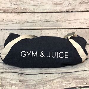 Gym & Juice duffle denim multi-use weekend travel Fitness Duffle workout bag